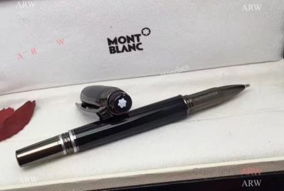 New Style Starwalker All Black Rollerball - Fake Montblanc Pen